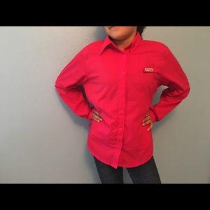 Pink Columbia long sleeved shirt